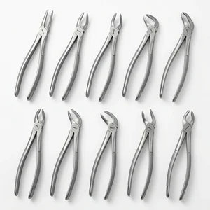 10-Piece Dental Root Tooth Extraction Forceps Master Set – surgivalley (090210418)