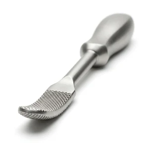 MICS 囊膜撕开镊子 4 3/4" 拱形杆 从弯曲到尖端 15.0mm，Utrata 尖端，交叉动作扁平手柄钛合金 – surgivalley (001213459)