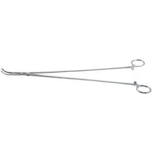 Adson hæmostatisk klemme 14" buet, riflede kæber, ringhåndtag – surgivalley (027210363)