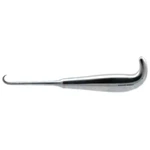 Bone hook 7 1/2 1 sharp prong 10.0mm wide, grip handle