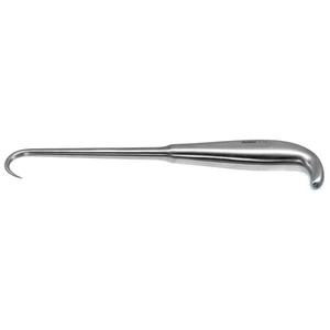 Bone hook 9 large 1 sharp prong 25.0mm wide, grip handle – surgivalley (005212753)
