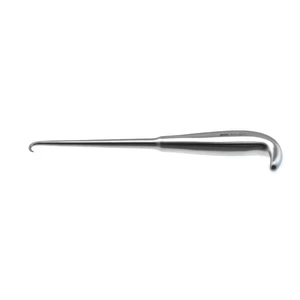 Bone hook 9 small 1 sharp prong 9.0mm wide, grip handle