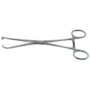 Ben reduktionsforceps 6 3/4" buede kæber med 0.035"(0.9mm) K-tråd guide ringhåndtag – surgivalley (001212619)