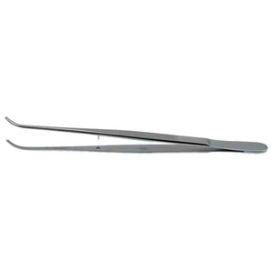 Pinzas de tejido Brophy de 8" curvas, dientes 1x2, mango plano – surgivalley (001212403)