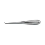 Brun (Spratt) bone curette 7 angled size #0, oval cup, brun handle