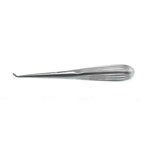 Brun (Spratt) bone curette 7 angled size #0, oval cup, brun handle – surgivalley (008211129)