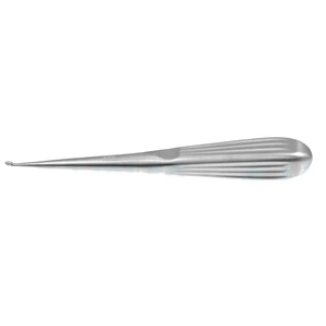 Brun (Spratt) knoglecurette 7" lige størrelse #3/0, oval skål, Brun-håndtag – surgivalley (008210745)