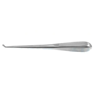 Brun (Spratt) bone curette 8 angled size #0, oval cup, brun handle – surgivalley (008211128)