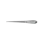 Brun (Spratt) bone curette 9 angled size #3, oval cup, brun handle