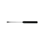 Discectomy osteotome 17 straight 18.0mm wide black plastic handle