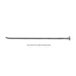 Epker 骨刀，7 英寸，弯曲，6.0mm 宽，扁平手柄