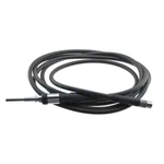 Fiberoptic light cable 10' length x 3.5mm bundle diameter, gray sheathing, Surgivalley scope / Surgivalley light source (threaded) connectors