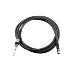 Fiberoptic light cable 10' length x 5.0mm bundle diameter, gray sheathing, Surgivalley scope / Surgivalley light source (threaded) connectors