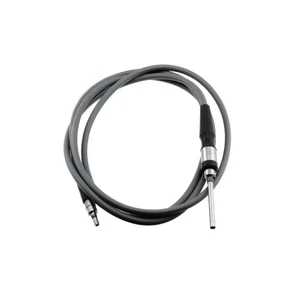 Fiberoptisk lyskabel 7 1/2' længde x 3,5 mm bundtdiameter, grå kappe, fuld monocoil, ingen forbindelser – surgivalley (999210677)