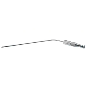 Frazier-sugeslange 10" 9 French vinklet arbejdslængde 180mm, tommelfingerplade med slidsformet afbryderhul – surgivalley (015210543)