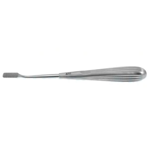 Lewis nasal rasp 7 straight, backward cutting 19.0mm long x 10.0mm wide fine teeth, brun handle – surgivalley (013210071)