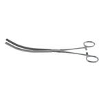 Mayo-Robson intestinal forceps 10 curved jaws ring handle