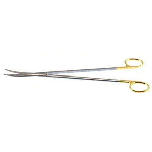 Metzenbaum Surgical Scissors Curved 14.5 cm (5.7) TC (Gold Handle) – surgivalley (002210434)