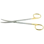 Metzenbaum Surgical Scissors Curved 14.5 cm (5.7) TC (Gold Handle)