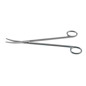 Metzenbaum dissektionssaks 8" buet Superior-Cut klinger mikro-serrated nedre klinge stumppe spidser, mat ringgreb – surgivalley (002211597)