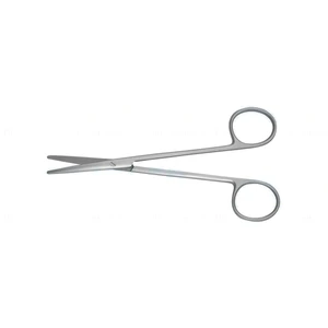 Metzenbaum dissecting scissors 9 left-handed curved blades blunt tips ring handle