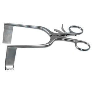 Meyerding 拉钩 7 1/2" 2 3/8"x 3/4" 宽带齿叶片 带棘轮的指环手柄 – surgivalley (005211908)