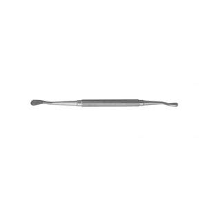 Miller-Colburn bone file 7 #1 double-ended straight 5.0mm and 7.0mm cross-serrated ends hexagonal handle