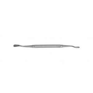 Miller-Colburn bone file 7 #1 double-ended straight 5.0mm and 7.0mm downcutting serrated ends hexagonal handle