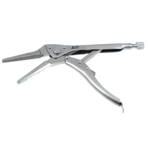 Needle nose locking pliers 12 self-holding large 7.0mm tips 3jaw