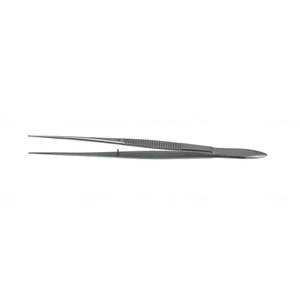 Nevins-Pinzette 7" gerade, geriffelt, 1.5mm Spitzen, Dissektionsenden, flacher Griff – surgivalley (001212659)