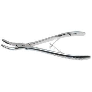 Rongeur Olivecrona 7 3/4" pesado, fuertemente curvado, mandíbulas de copa de 5.0mm x 25.0mm, mango con resorte – surgivalley (011211241)