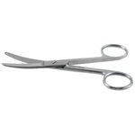 Operating scissors 5 curved blades blunt tips ring handle
