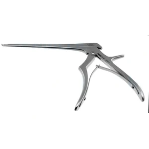 Rongeur de punzón Sella, longitud de trabajo 150mm, platina delgada angulada hacia arriba 40º, mordida de 1.0mm, abertura de 9.0mm, mango pequeño – surgivalley (011211247)