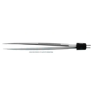 Semkin bipolar forceps 6 straight shafts 1.5mm wide non-stick tips flat handle – surgivalley (001212395)