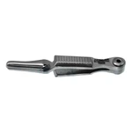 Serrefine 1 3/8 curved 10.0mm serrated jaws