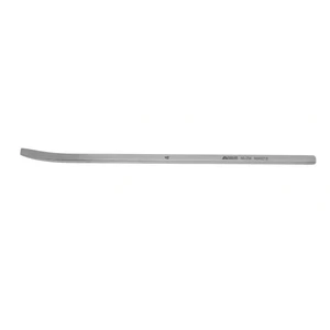 Swiss osteotome 5 curved 4.0mm wide flat handle