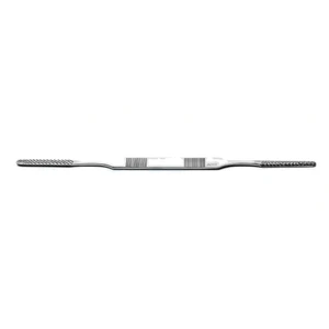 Raspador de Tardy 8 1/2" de doble extremo, una hoja plana y una convexa, dientes finos y gruesos, mango plano – surgivalley (013210036)