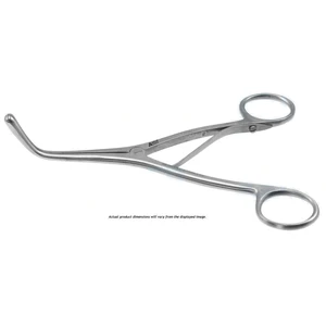 Trousseau Tissue Forceps Curved 13.3 cm (5.2)