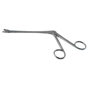 Pinza gubia IVD Wilde de 8", longitud de trabajo 140mm, recta, cucharillas fenestradas de 5.0mm x 11.0mm y mango de anillas – surgivalley (011211454)