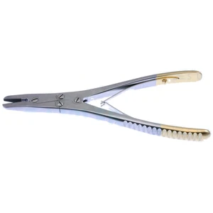 Drahtzange 7" Doppelaktion gezahnte TC-Backen 2.0mm breit
