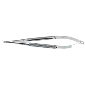 Adventitia microsurgical dissecting scissors 6 curved 7.0mm blades sharp tips round 8.0mm diameter handle – surgivalley (002211733)