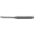 Bone gouge 11 curved 19.0mm wide blade round handle