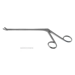 Rongeur IVD Caspar, longitud de trabajo 160mm, curvo hacia arriba, fenestrado, mandíbulas de copa de 5.0mm x 14.0mm, mango de anillas