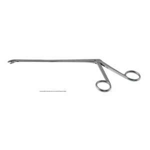 Rongeur IVD Caspar, longitud de trabajo 185mm, curvo hacia abajo, fenestrado, mandíbulas de copa de 2.0mm x 12.0mm, mango de anillas – surgivalley (011211408)