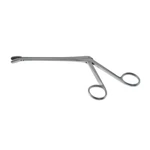 Cloward-style rongeur working length 125mm curved down 6.0mm x 10.0mm cup jaws ring handle