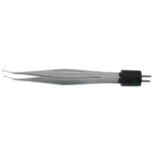 Coaptation 双极镊 4 1/2" 弯曲杆身 倾斜 0.6mm 宽防粘尖端 宽平手柄 – surgivalley (001213147)