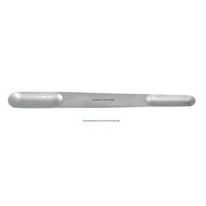 Cushing spatula/spoon 7 3/4 double-ended 21.0mm and 26.0mm wide blades flat handle 18.0 cm (7.0) – surgivalley (027060003)