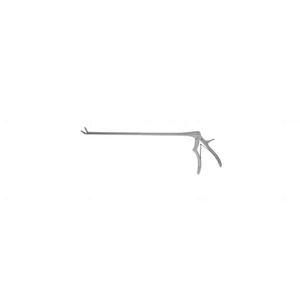Discectomy disc rongeur working length 330mm curved up 3.0mm jaws with teeth, grip handle – surgivalley (011211390)