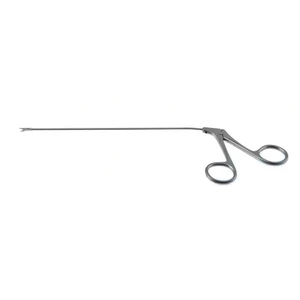 Fahlbush microsurgical scissors working length 165.0mm curved on flat, horizontal blades ring handle – surgivalley (002211471)