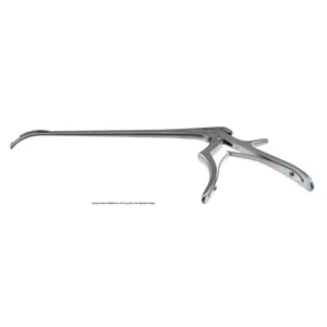 Foraminotomy rongeur working length 200mm curved right shaft angled up 40° 5.0mm bite small handle – surgivalley (011211065)